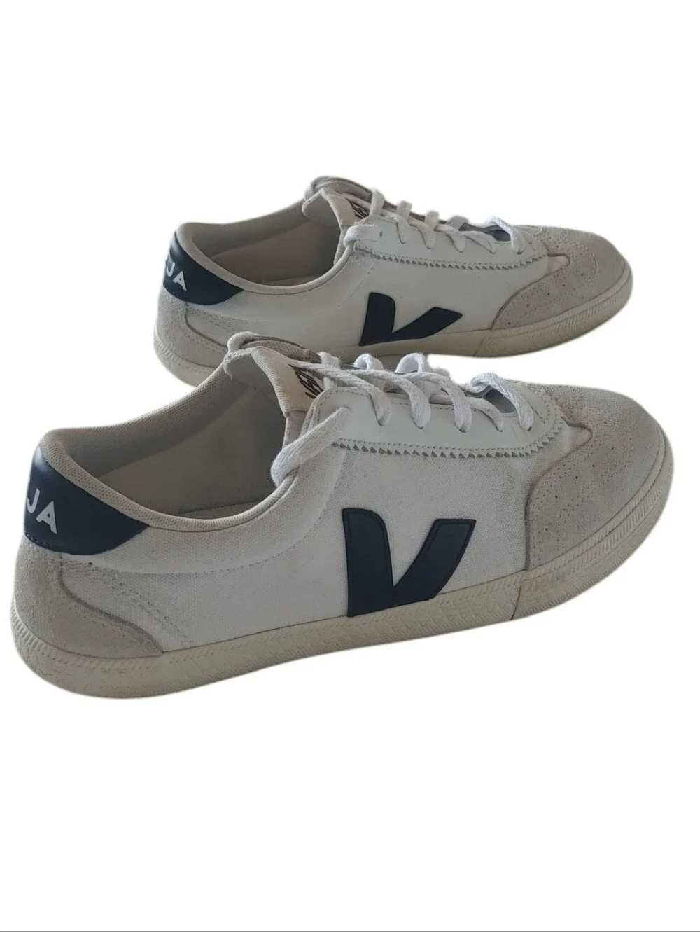 Veja VOLLEY CANVAS WHITE BLACK Sneaker Tennis Shoe